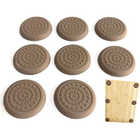 Patins stabilisateurs antidérapants pour planche à découper, pieds en caoutchouc autocollants, imperméables, absorbant les chocs, réduction du bruit, poignées non marquantes pour blocs à (1/5)