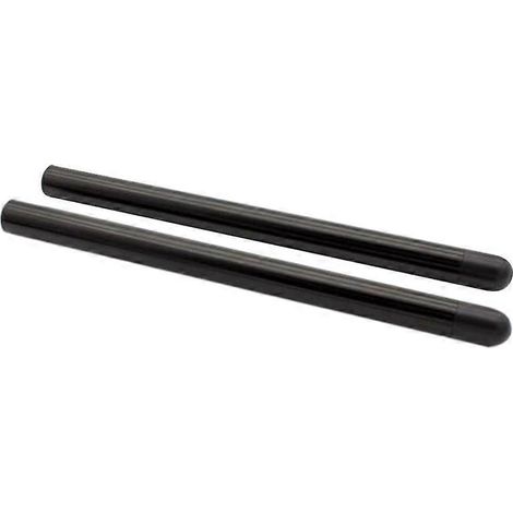 Tube de guidon universel noir pour fourche avant fixe de moto de 22 mm (1/5)