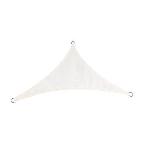 VELA OMBREGGIANTE LUXURY TRIANGOLARE STARS  POLIESTERE ECRU GR/MQ 180 MT 3,6X3,6X3,6