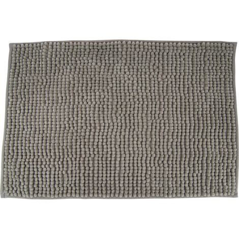 Alfombra baÃ±o gris 75x45cm  Alfombrillas BaÃ±o Antideslizante  Microfibra de Chenille, Lavable a MÃ¡quina, Suave y CÃ³moda (1/5)