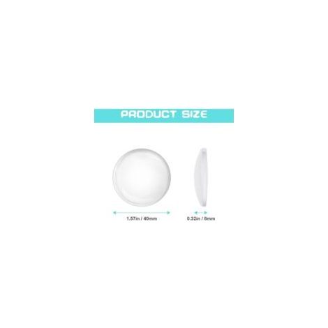 Butée de Poignée de Porte Murale,6PCS Butée de Porte Adhésive Transparentes Butoirs de Porte en Silicone Avec Puissant Stop Porte - Crezuo (1/3)
