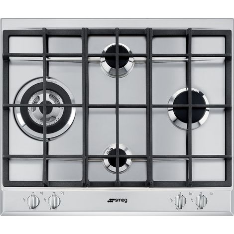 SMEG Piano Cottura SLR64SGH a Gas 60 cm Colore Inox
