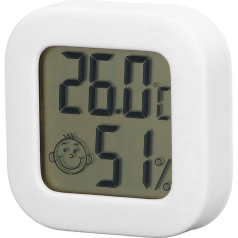 Thermomètre et hygromètre à affichage numérique LCD (batterie intégrée) (1/5)