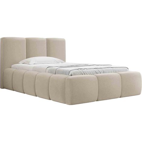 Cama TrendyNest Vulpora II, Paros 01, Individuales, 90x200, Tapiz, Somieres, 110x222x71cm