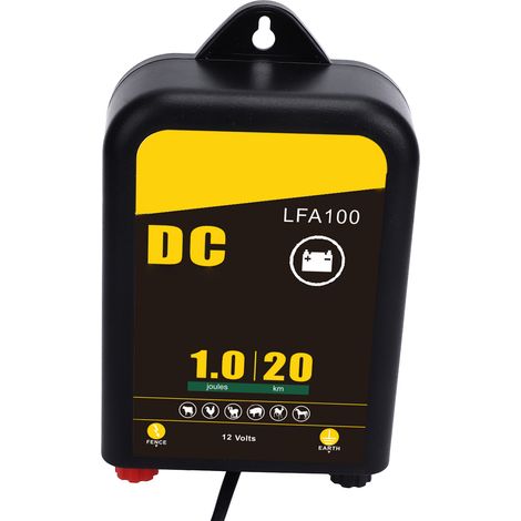 Chargeur portable pour clôture électrique de 20 km, 1 J CC, pour élevage et autres exploitations agricoles. (1/5)