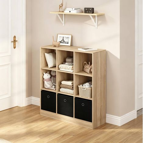 Mueble estantería con cajones de tela 80 cm OKMYHOME (1/5)