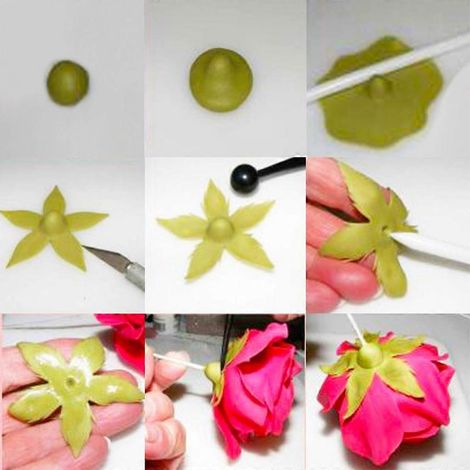 Ensemble de 7 emporte-pièces en acier inoxydable en forme de calice de fleur, moules pour fondant et biscuits (1/4)