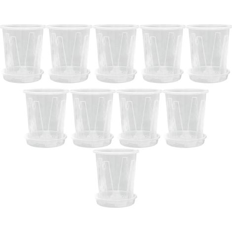 Filet de drainage pour pots de fleurs (4 pièces) (1/5)
