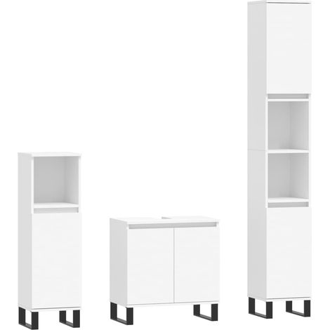 Maison Exclusive - Set de muebles de baño 3 piezas madera contrac