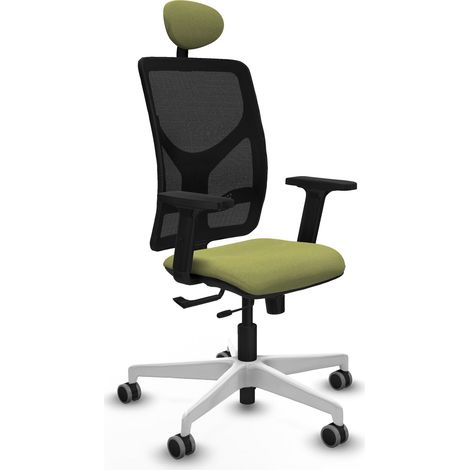 Chaise de bureau piqueras y crespo Motilla noir maille (1/2)