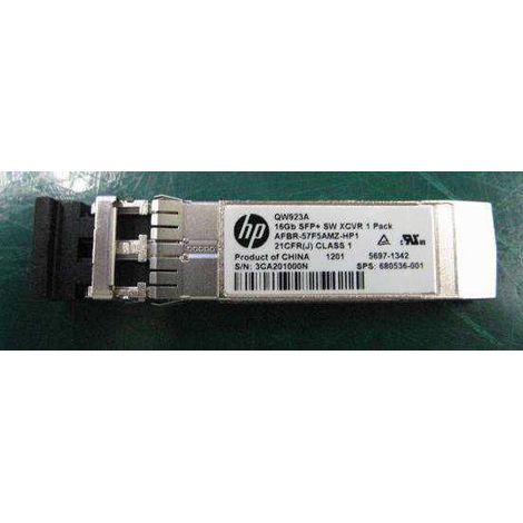 Módulo transceptor de onda corta HP Enterprise SFP+ FC de 16 Gb, 680536-001