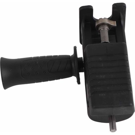 Adaptateur perceuse-tronçonneuse noir + 3 lames de scie - Outil multifonction modifié - Mandrin de scie alternative - Accessoires pour mini-outil portatif - Noir - Adaptateur perceuse-tronçonneuse + 3 (1/4)