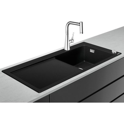 C51-F450-03 Ensemble évier encastré 450, égout/avec Select 220, 2 trou s sBox chromé
