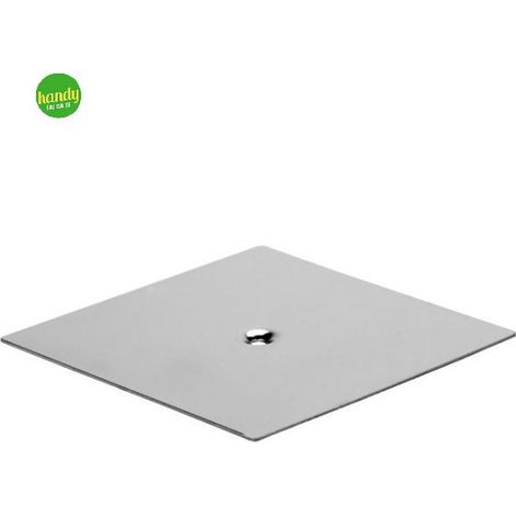 Piattella acciaio inox quadrata lusso 150x150 mm HIDROS