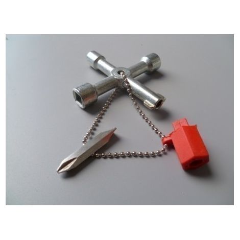 Llave Fontanero Cabina Control Gas-Agua-Electricidad