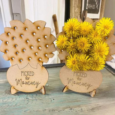 Lot de 2 étagères murales pour plantes, support de jardinage pour maman, planche à fleurs sans fleurs (1/4)