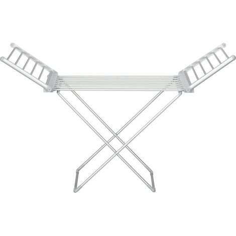 Sèche-linge électrique Sèche-linge chauffant Sèche-linge pliable Température réglable Aluminium 144 x 53 x 91 cm (1/5)