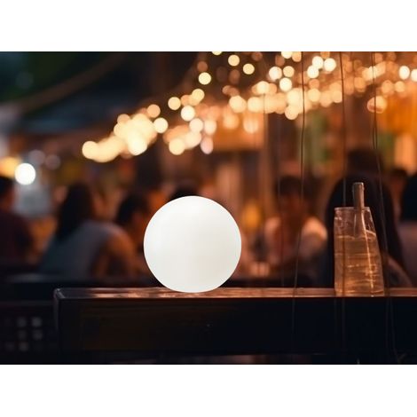 Solar Outdoor Kugelleuchte BUSSO Ø 18cm mit RGB Farbwechsel (1/5)