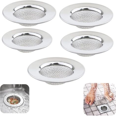 Filtres filtre de bonde filtre d'évier collecteur de résidus alimentaires (blanc, 7,71,5 cm) (1/5)