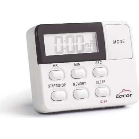 Küchenwecker Lacor 60802 programmierbar LCD 24h