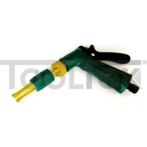 PISTOLA PER IRRIGARE REGOLABILE UGELLO IN OTTONE TUBO ACQUA IRRIGAZIONE (1/5)
