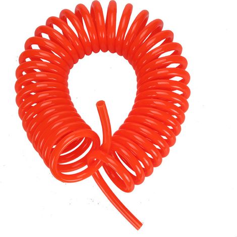 Tuyau à air spiralé 6m 8x5 pneumatique flexible étanche avec raccord rapide pour compresseur