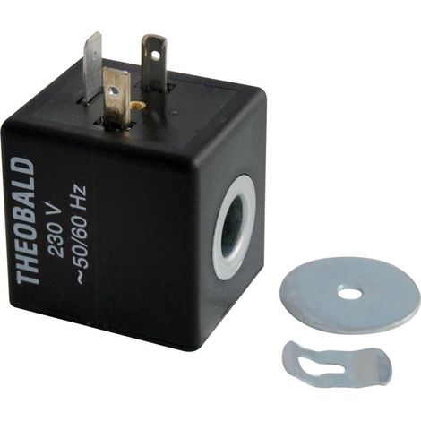 Frisquet – Bobine électrovanne gaz – Clips EV pour bloc TK25 – Puissance 23 kW – Tension 230V – Matériaux résistants à la chaleur (1/5)