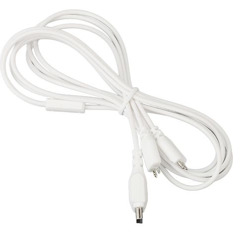 Câble remplacement universel amplificateur sonore 2 broches pour aide auditive à porter sur le corps, récepteur compatible (1/5)