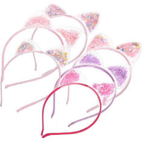 Cute Glitter Cat Ear Headband, Size (1/5)