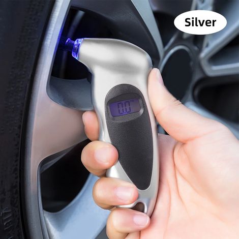 Manomètre de pression des pneus Sikeo 0-150 PSI, rétroéclairage, haute précision, numérique, pour la surveillance de la pression des pneus de voiture