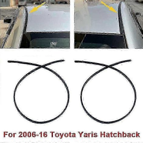 Moulures de toit pour Toyota Yaris Hatchback 2006-2016, côtés gauche et droit (1/4)