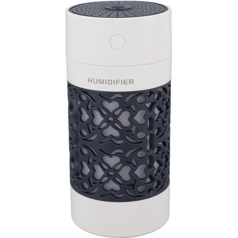 Humidificateur de voiture à ultrasons, grand volume de pulvérisation, silencieux, mini USB 250 ml, diffuseur d'huiles essentielles pour voiture, bureau, chambre, bleu foncé (1/5)