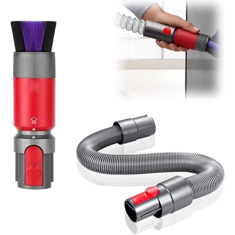 Accessoires pour aspirateurs Dyson : tuyau flexible antistatique. Compatible avec les aspirateurs Dyson V8/V10/V11/V12/V15, élimine efficacement la poussière. (1/4)