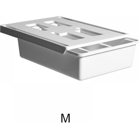 Boîte De Rangement Pour Stylos - Tiroir Sous Bureau En ABS - Pour Bureau Maison Ou Professionnel - 1 Pièce (1/5)