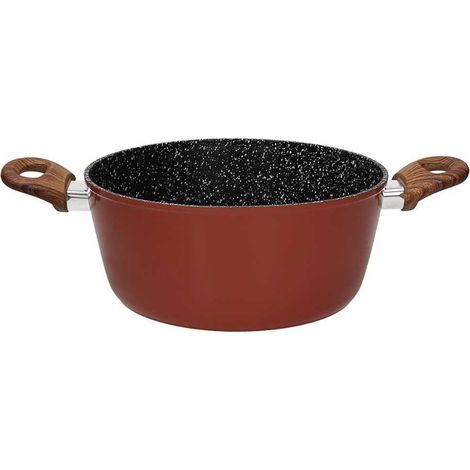 Casseruola Con 2 Manici Dal Diametro Di 20 Cm In Alluminio Rosso Rustic Stone (1/2)