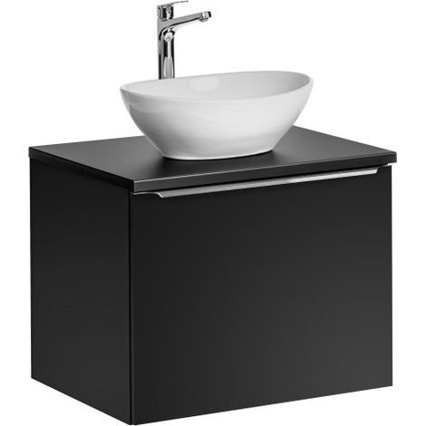 Ensemble meuble vasque à poser - 60 cm - Rosario Black - Livraison gratuite