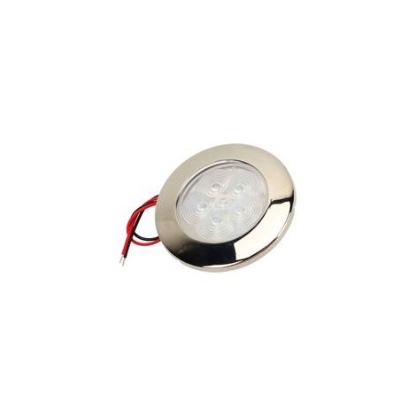 Spot LED encastré 12 V CC pour plafond de camping-car ou bateau, éclairage intérieur, blanc lumière du soleil 5500-6300 K (1/5)