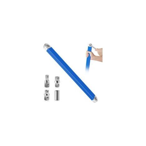 Versetzter Verlängerungsschlüssel, Drehmomentschlüsselverlängerung, Nullversetzter Verlängerungsschlüssel, verlängerter Engpassschlüssel mit 1/2", 1/4" und 3/8" Adaptern (1/5)
