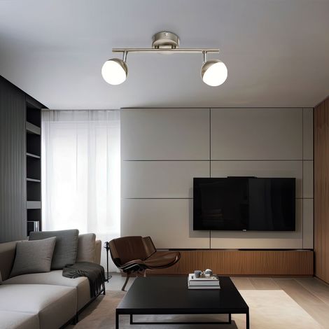 Faretti da soffitto a LED, faretti mobili, lampade da soffitto, illuminazione interna, LED, 4 watt, 260 lumen, bianco caldo, L 31,5 cm