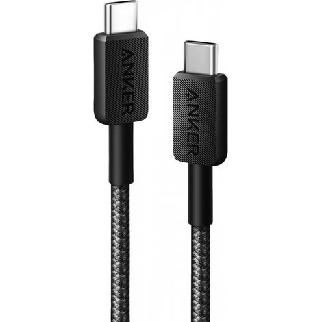 Anker 322 USB-C to USB-C Cable, 0,9m Black