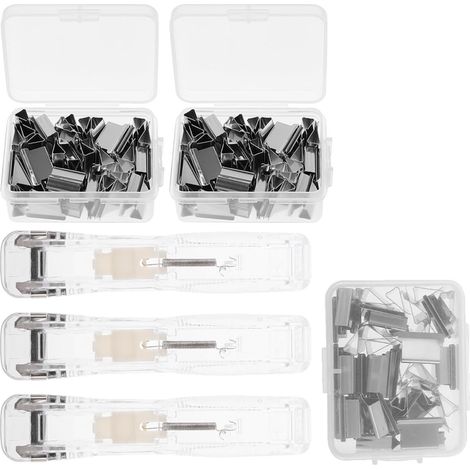 Distributeur de trombones réutilisable transparent Alipis pour le (1/5)