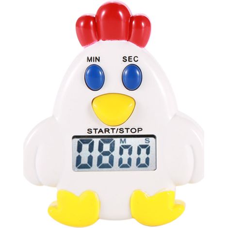 Niedlicher digitaler LCD-Küchentimer mit Countdown zum Kochen und Backen Hähnchen (1/5)