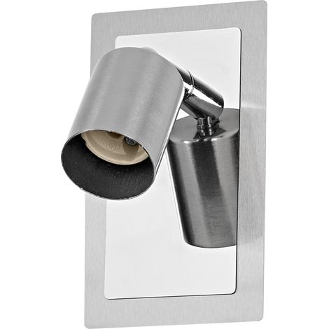 LED Spot Cylinder Duo 1xGU10 Brushed Nickel