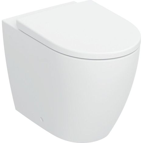 GeberitiCongeberit pack d'icônes WC sur pied à fond creux. TVA, tf, sc qr abattant blanc. (1/4)