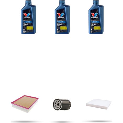 Kit tagliando 3 FILTRI e 3L OLIO compatibile con Citroen C1 II 1.0 vti 53kw dal 2018 (1/5)