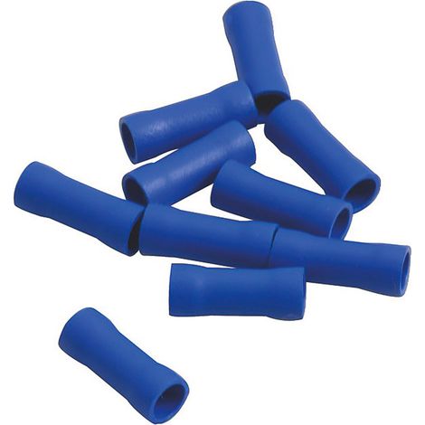 Manchons raccordement isolés bleus X 10 - AUTOBEST