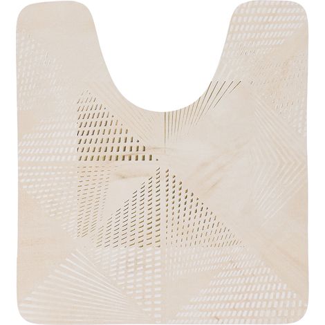 Tappetino da toilette Velo 45x50 cm beige effetto marmo