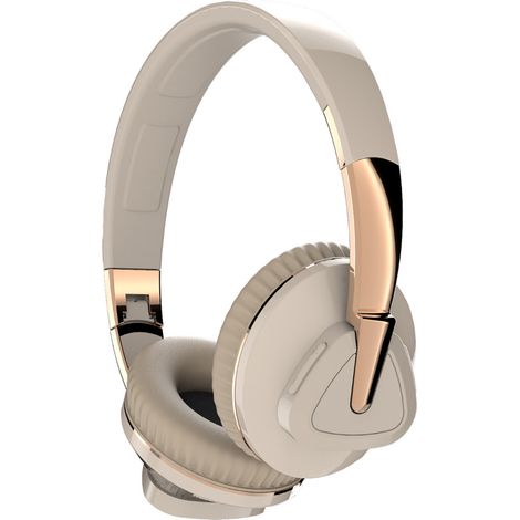 Stereo-Bluetooth-Kopfhörer mit kraftvollem Bass, komfortabel und kabellos, für Computer und Mobiltelefon, schwarz (1/5)