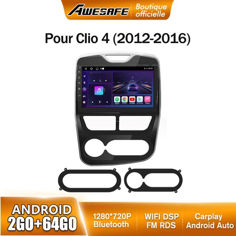 AWESAFE Autoradio Android 13 pour Renault Clio 4 (2012-2016) 2Go+64Go avec 10'' écran Tactile Carplay Android Auto GPS Bluetooth (1/5)