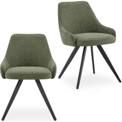 Chaises VIGO Vert (Lot de 2) (1/4)